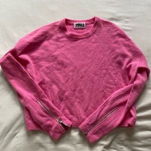 Pink sweater